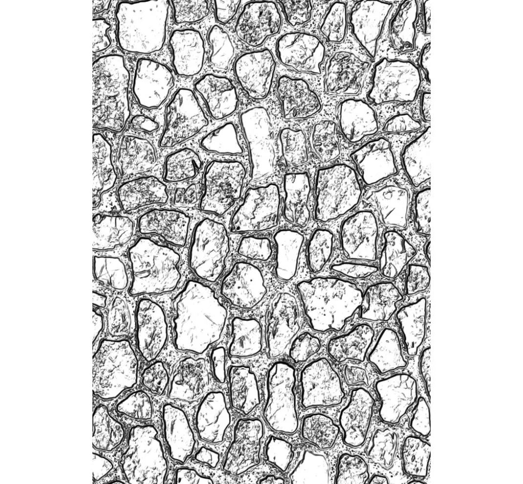 Sizzix Stanz- & Prägemaschinen|Schablonen>3D-Prägeschablone "Mini Cobblestone by Tim Holtz"