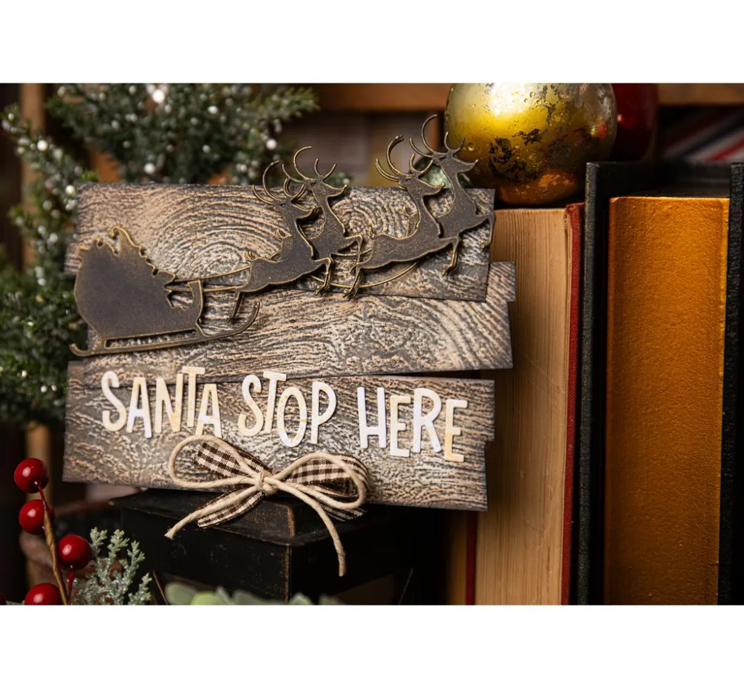 Sizzix Stanz- & Prägemaschinen|Schablonen>3D-Prägeschablone "Woodgrain by Tim Holtz"