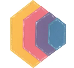 Sizzix Stanz- & Prägemaschinen>Framelits Stanzschablone "Hexagons by Stacey Park"