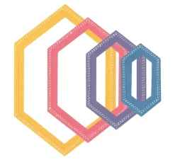 Sizzix Stanz- & Prägemaschinen>Framelits Stanzschablone "Hexagons by Stacey Park"