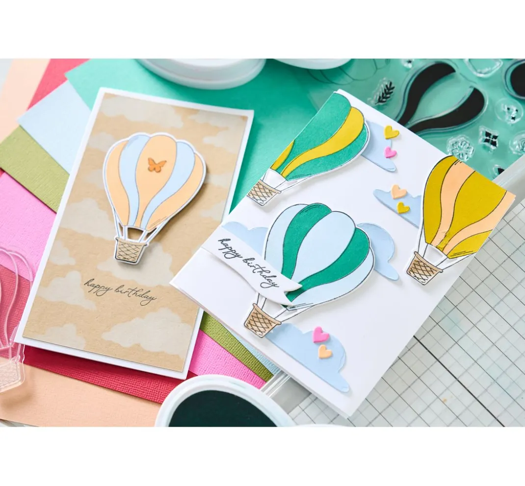 Sizzix Stanz- & Prägemaschinen|Schablonen>Framelits Stanzschablone "Up and Away by Catherine Pooler"