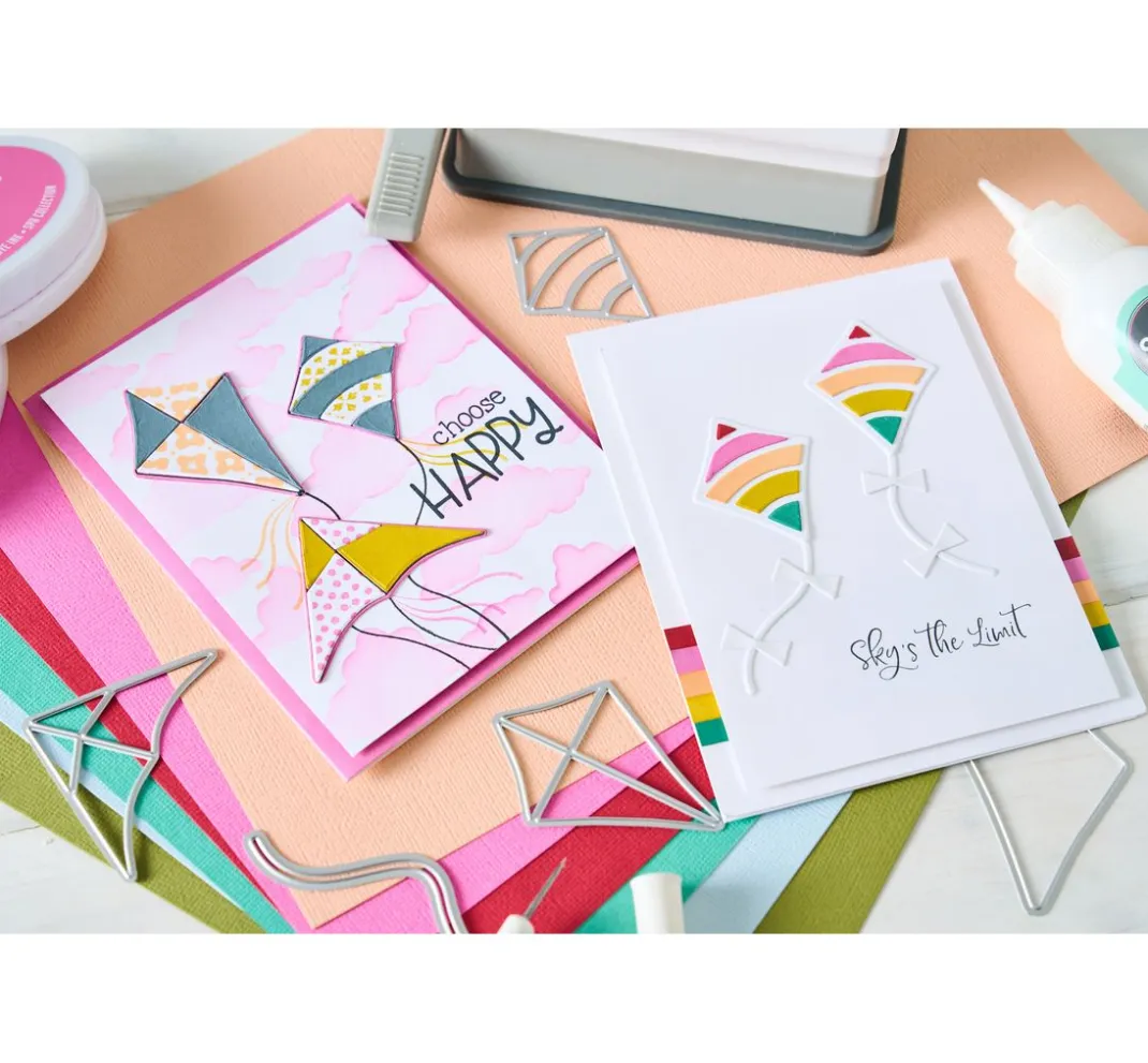 Sizzix Stanz- & Prägemaschinen|Schablonen>Framelits Stanzschablone "Sky's the Limit by Catherine Pooler"