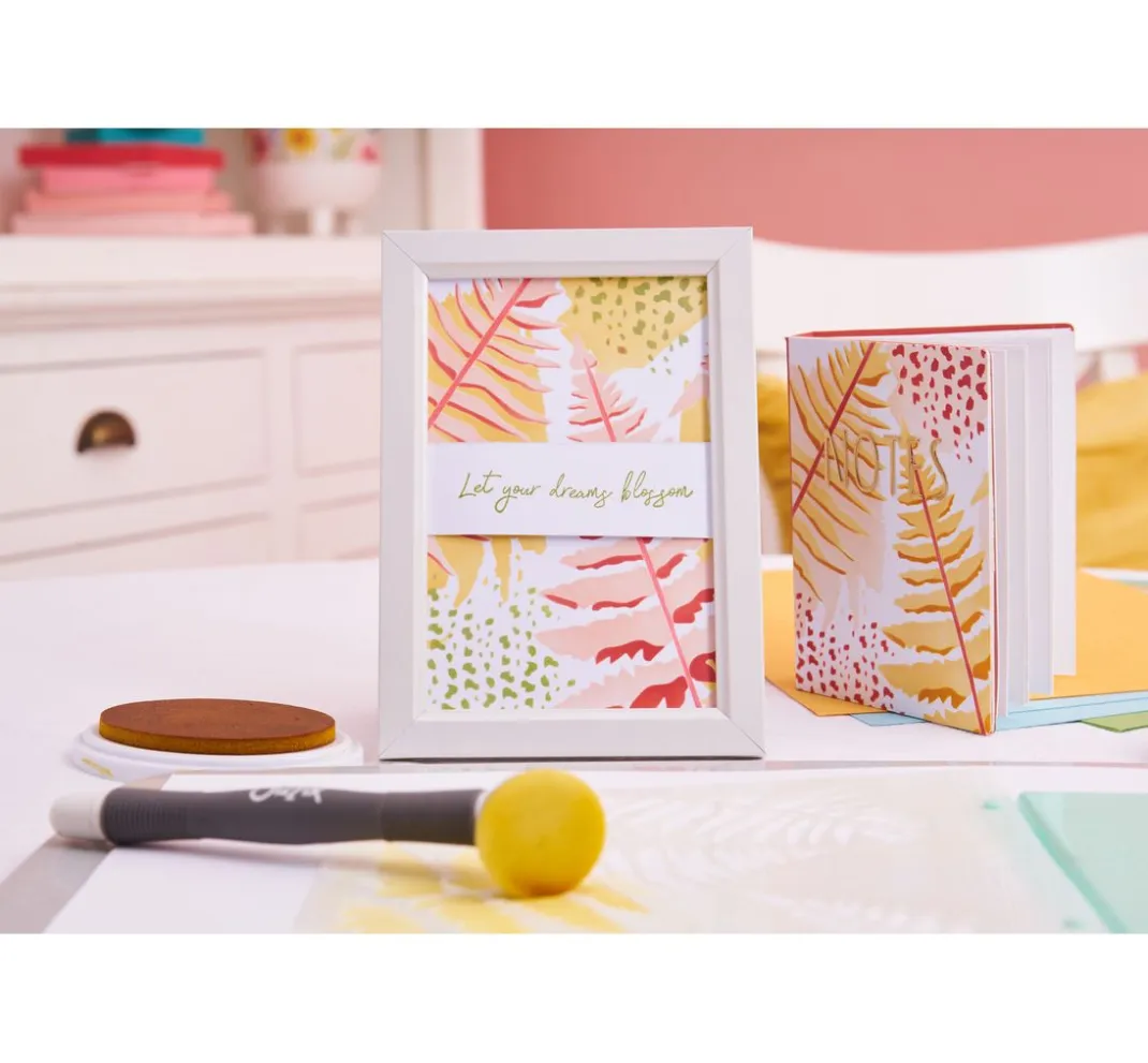Sizzix Schablonieren|Malschablonen>Layered Stencils "Fern"