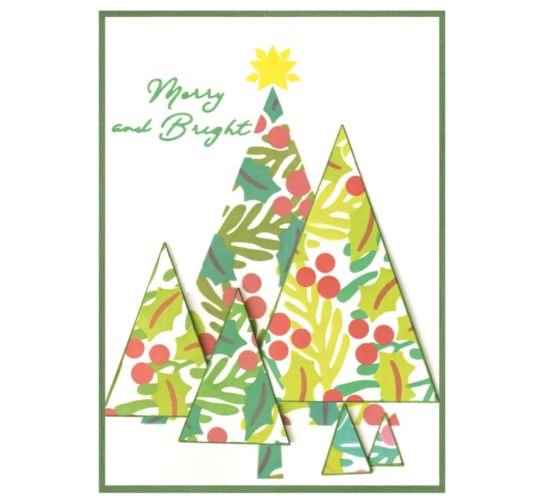 Sizzix Schablonieren|Malschablonen>Layered Stencils "Happy Holidays by Stacey Park"