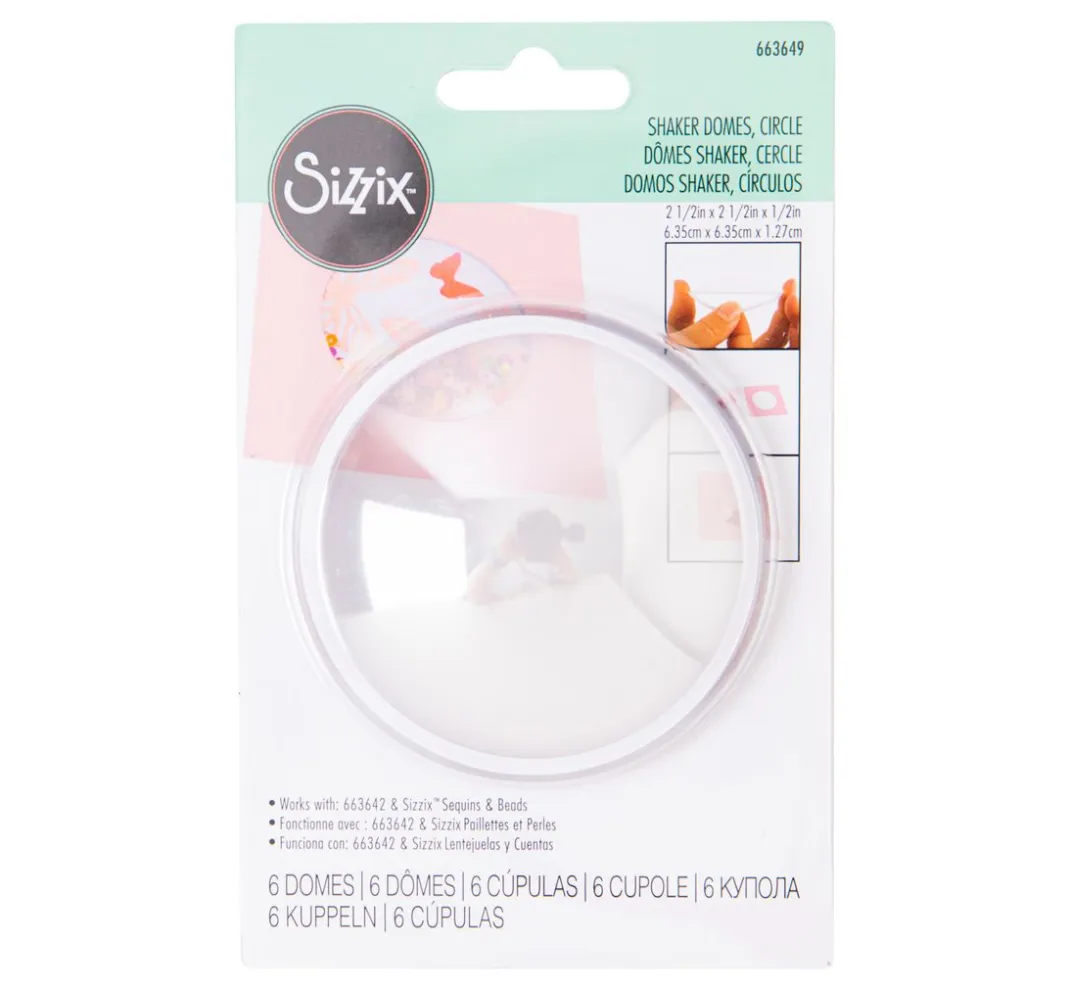 Sizzix Weiteres|Stanz- & Prägemaschinen>Shaker Domes "Rund"