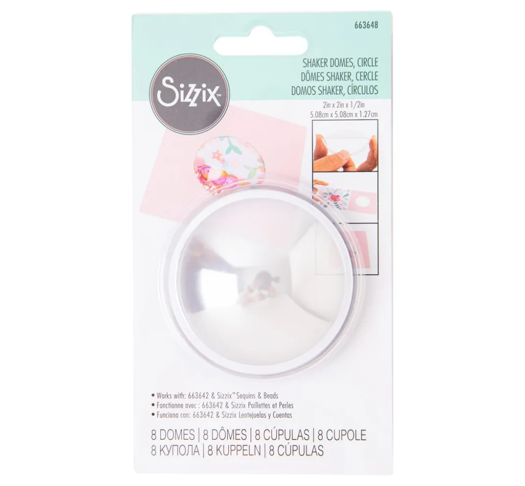 Sizzix Weiteres|Stanz- & Prägemaschinen>Shaker Domes "Rund"