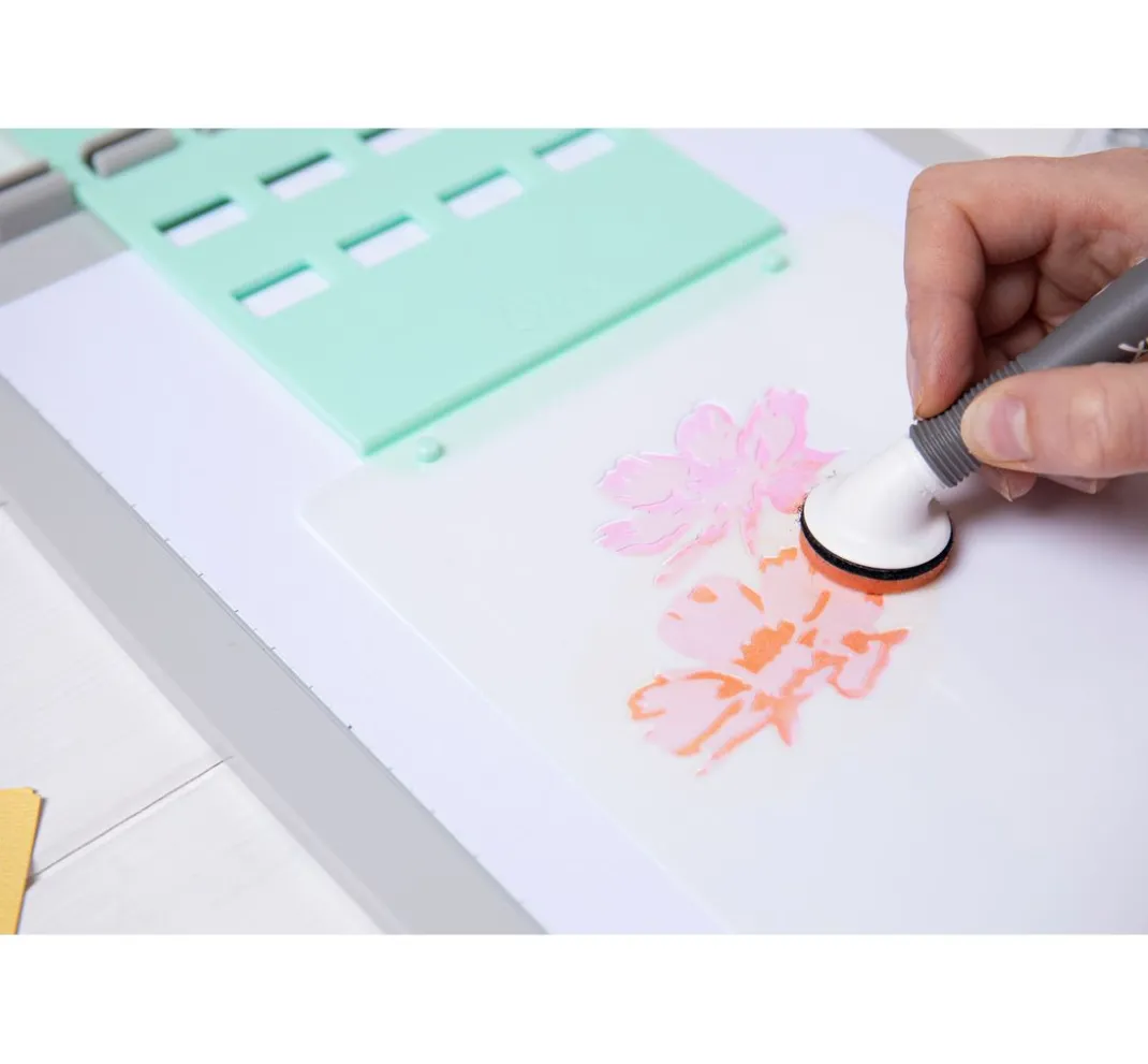 Sizzix Scrapbooking|Kartengestaltung>Stencil & Stamp Tool