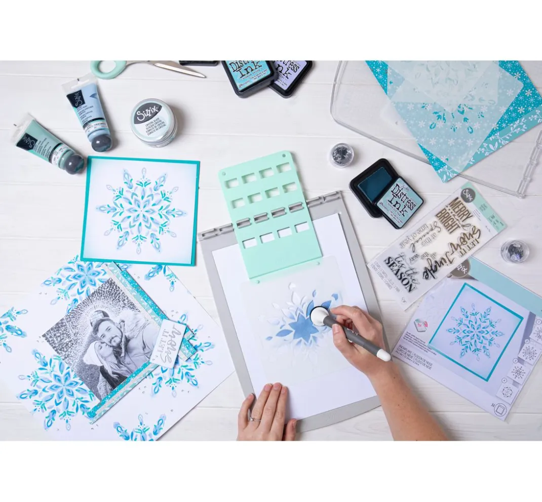 Sizzix Scrapbooking|Kartengestaltung>Stencil & Stamp Tool