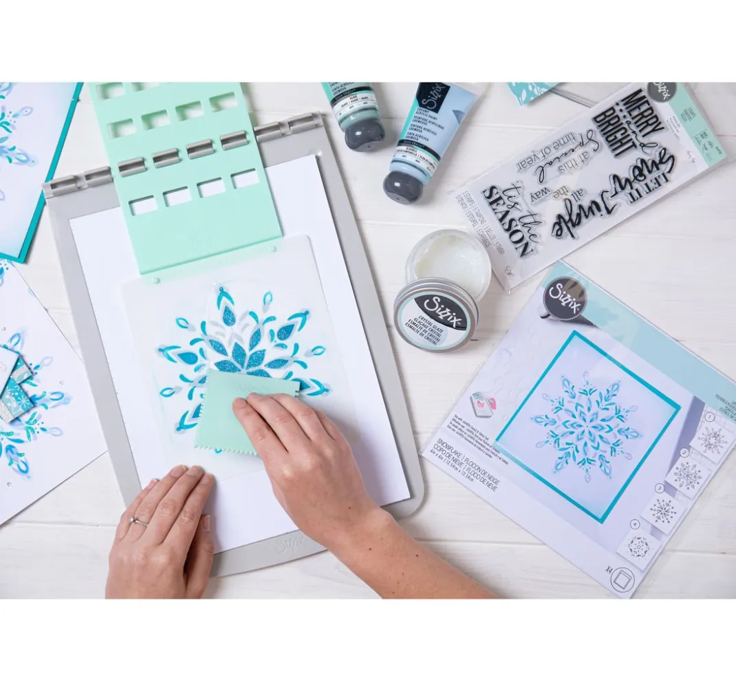 Sizzix Scrapbooking|Kartengestaltung>Stencil & Stamp Tool