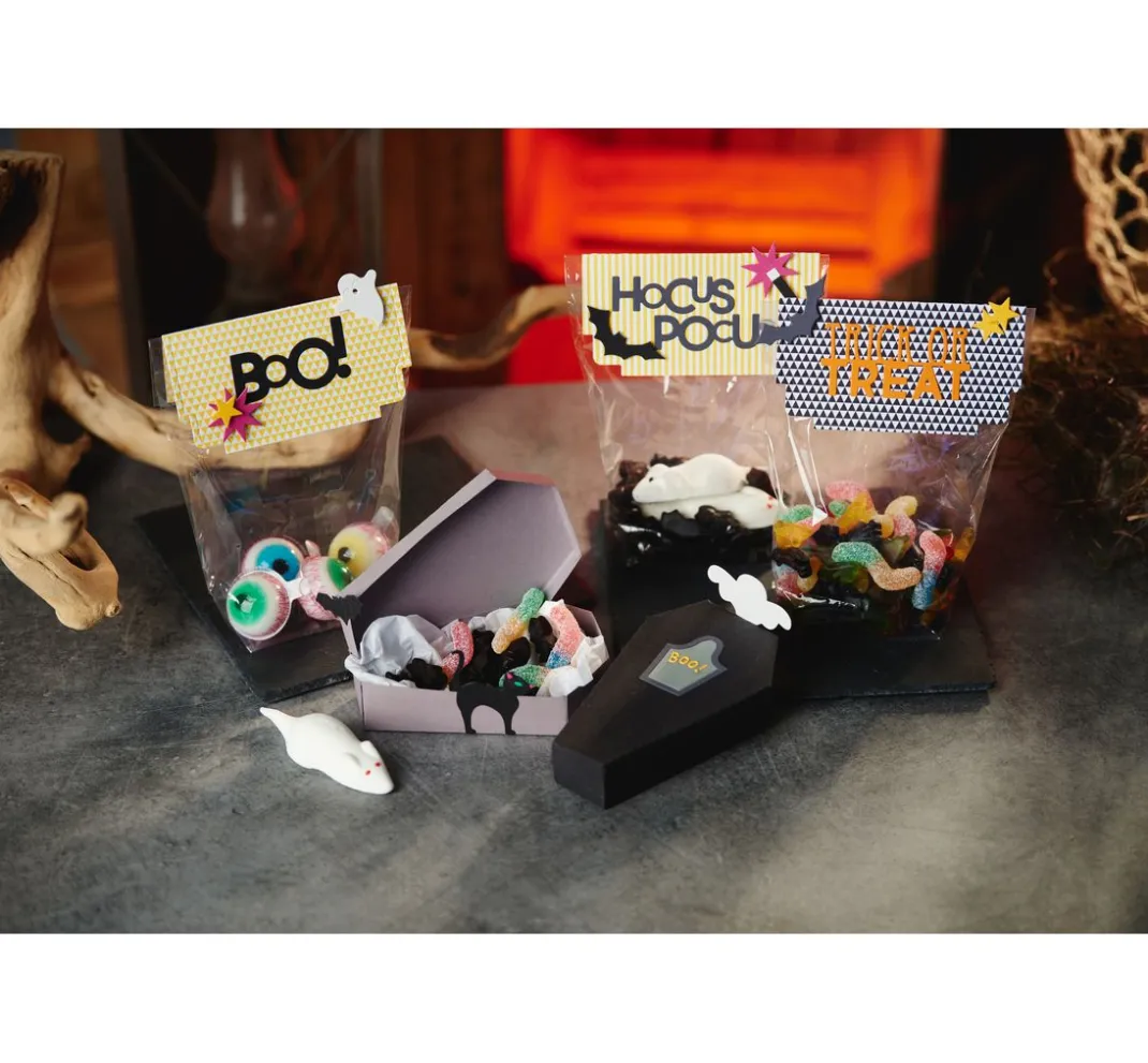 Sizzix Stanz- & Prägemaschinen|Schablonen>Thinlits Stanzschablone "Halloween Motifs"