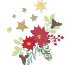 Sizzix Stanz- & Prägemaschinen|Scrapbooking>Thinlits Stanzschablone "Festive Foliage"