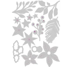 Sizzix Stanz- & Prägemaschinen|Scrapbooking>Thinlits Stanzschablone "Festive Foliage"