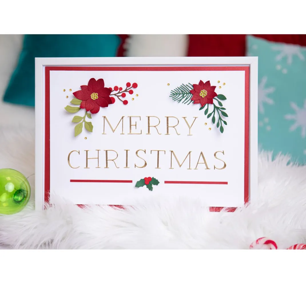 Sizzix Stanz- & Prägemaschinen|Scrapbooking>Thinlits Stanzschablone "Festive Foliage"