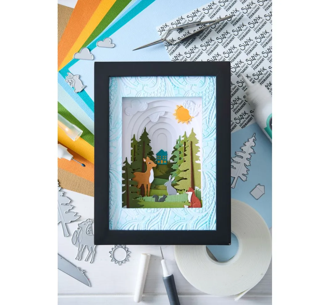 Sizzix Stanz- & Prägemaschinen|Schablonen>Thinlits Stanzschablone "Home Sweet Home by Eileen Hull"