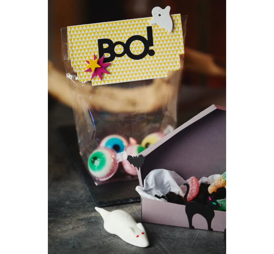 Sizzix Stanz- & Prägemaschinen|Schablonen>Thinlits Stanzschablone "Halloween Toppers"