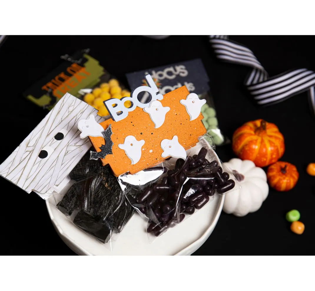 Sizzix Stanz- & Prägemaschinen|Schablonen>Thinlits Stanzschablone "Halloween Toppers"