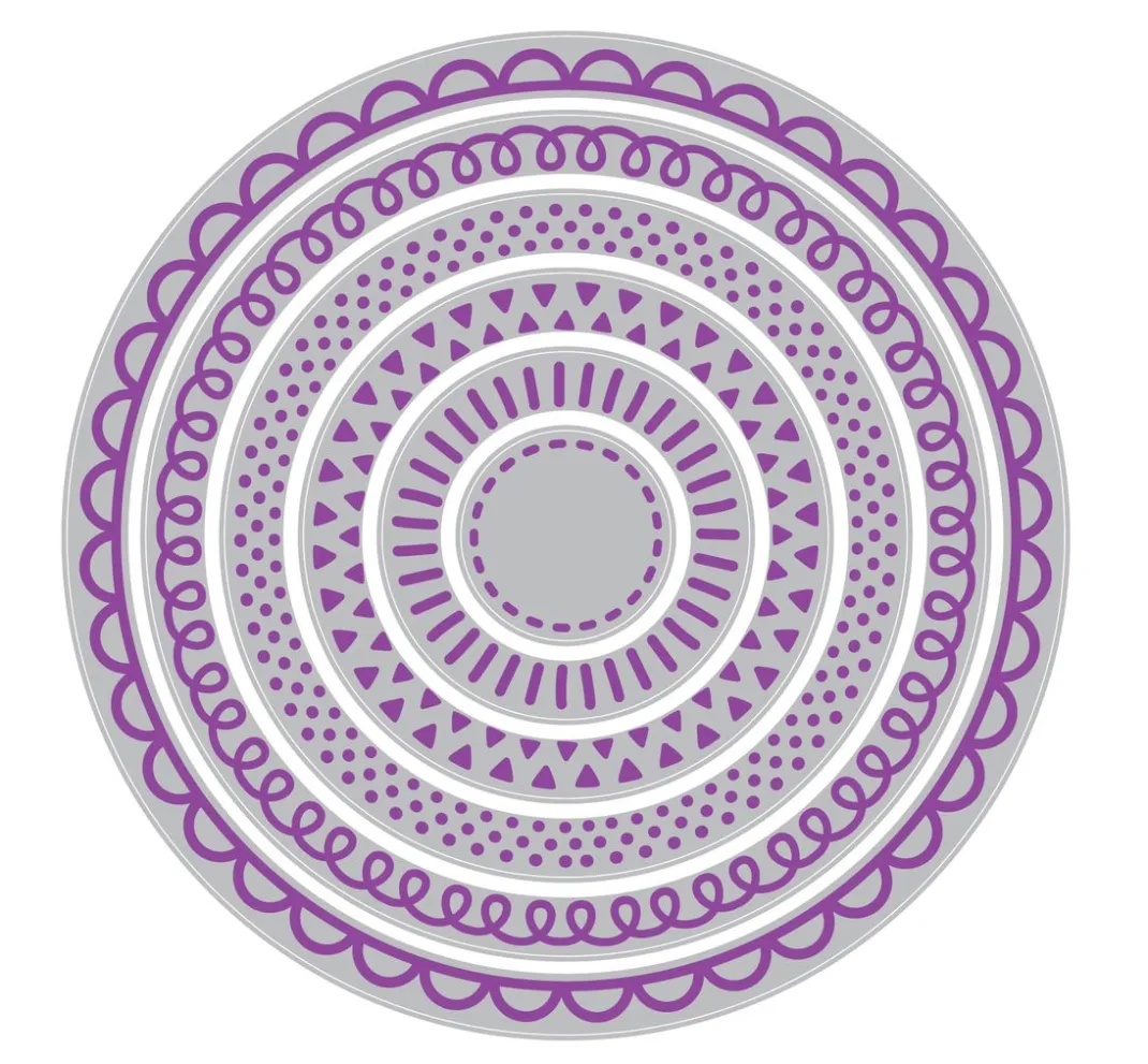 Sizzix Stanz- & Prägemaschinen|Schablonen>Thinlits Stanzschablone "Party Circles by Catherine Pooler"