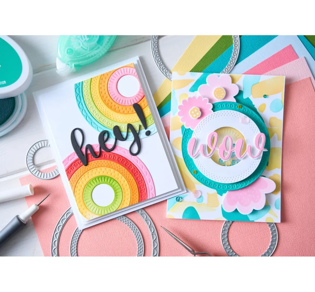 Sizzix Stanz- & Prägemaschinen|Schablonen>Thinlits Stanzschablone "Party Circles by Catherine Pooler"