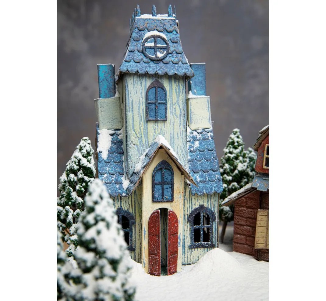 Sizzix Stanz- & Prägemaschinen|Schablonen>Thinlits Stanzschablonen-Set "Village Collection by Tim Holtz"