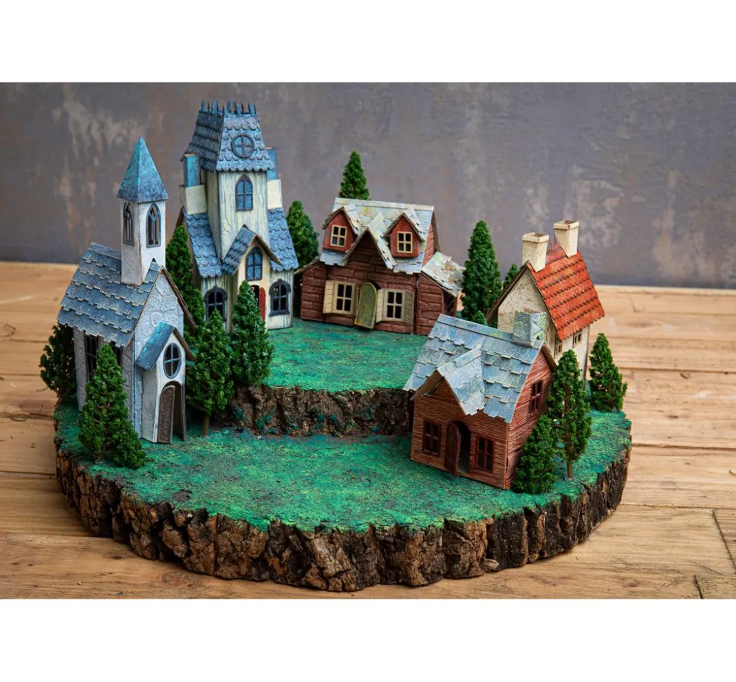 Sizzix Stanz- & Prägemaschinen|Schablonen>Thinlits Stanzschablonen-Set "Village Collection by Tim Holtz"