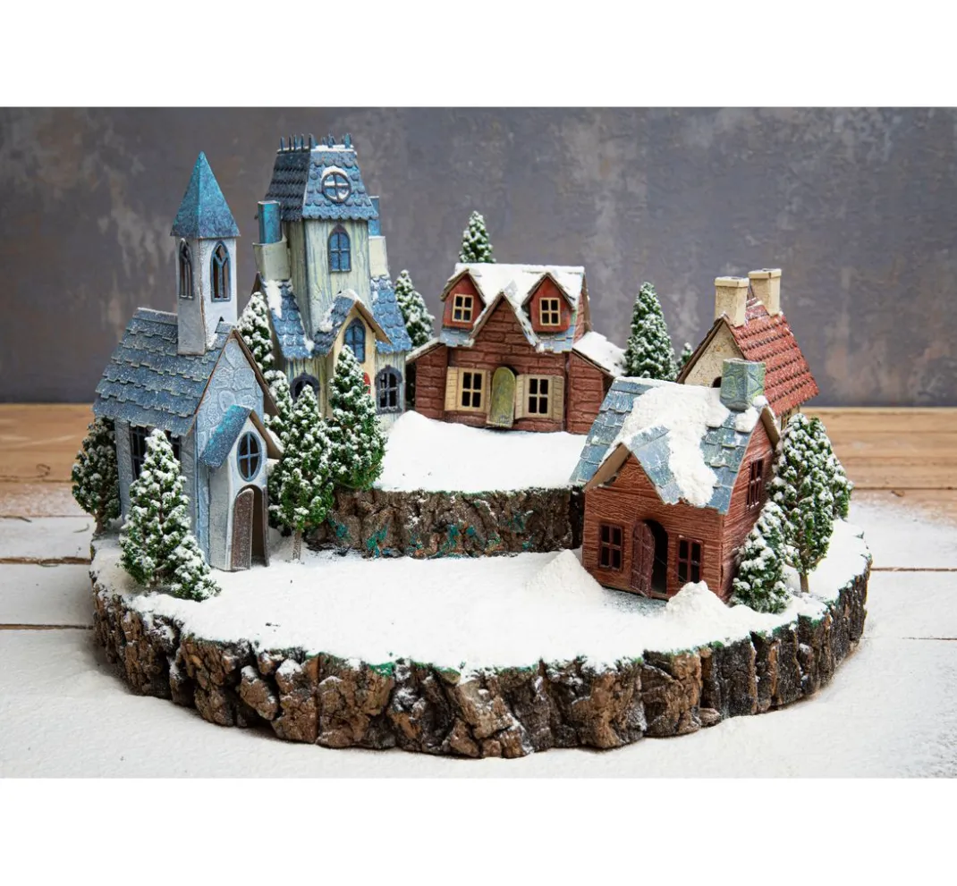 Sizzix Stanz- & Prägemaschinen|Schablonen>Thinlits Stanzschablonen-Set "Village Collection by Tim Holtz"