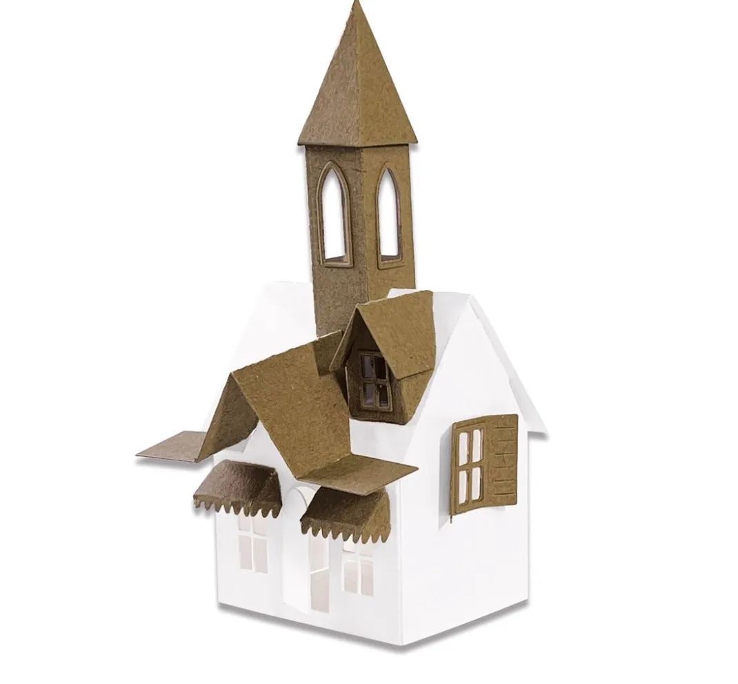 Sizzix Stanz- & Prägemaschinen|Schablonen>Thinlits Stanzschablonen-Set "Village Collection by Tim Holtz"