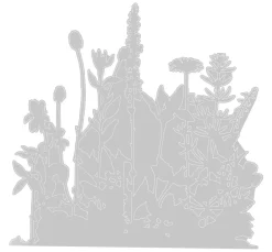 Sizzix Stanz- & Prägemaschinen|Schablonen>Thinlits Stanzschablone "Flower Field by Tim Holtz"