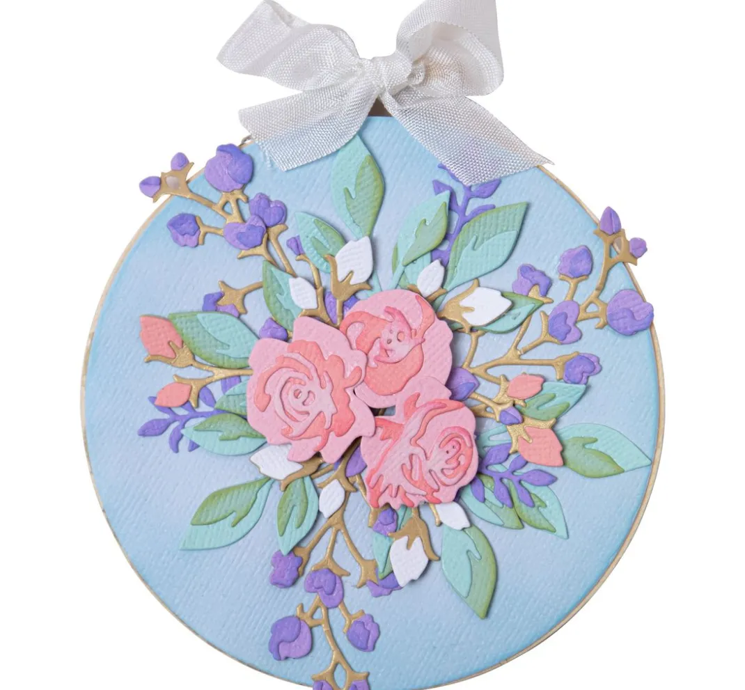 Sizzix Schablonen|Kartengestaltung>Thinlits Stanzschablone "Floral Layers 2"