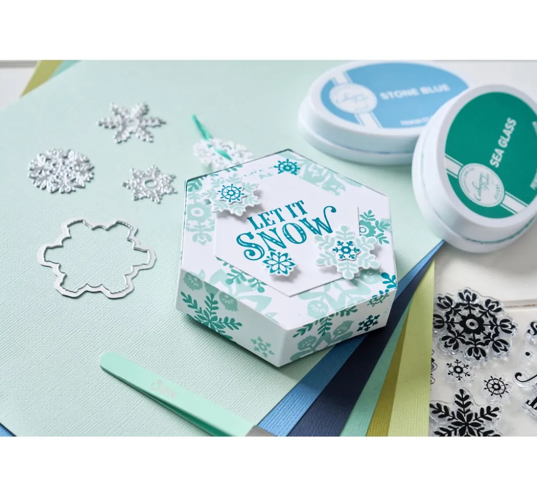 Sizzix Stanz- & Prägemaschinen>Thinlits Stanzschablone "Hanging Ornament Box by Catherine Pooler"