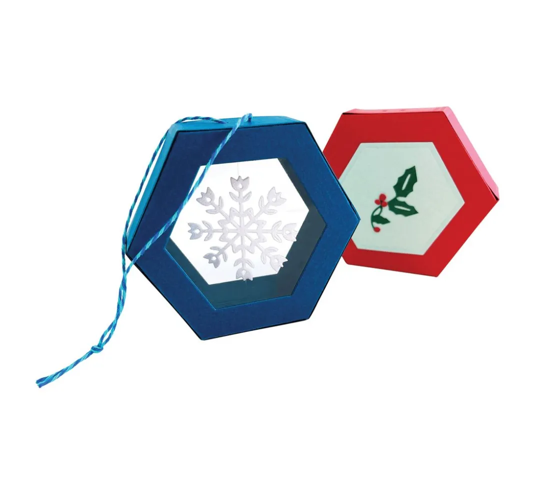 Sizzix Stanz- & Prägemaschinen>Thinlits Stanzschablone "Hanging Ornament Box by Catherine Pooler"