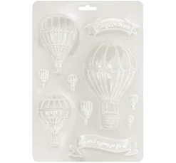 Stamperia Gießformen>Soft Modellierform A5 "Timeless - Balloons"