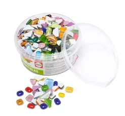 Rayher Mosaik Basteln>Soft-Glas Bruchmosaik "Bunter Mix", 500 g