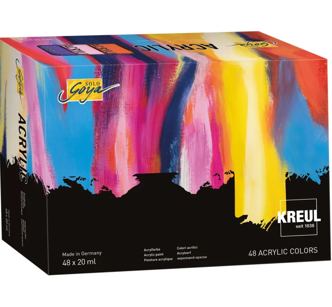 Kreul Künstler Künstlerfarbe>SOLO GOYA Acrylic, 48 x 20 ml Tuben