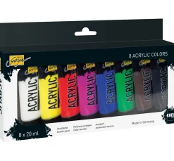 Kreul Künstler Künstlerfarbe>Solo Goya Acrylic 20ml, 8er-Set