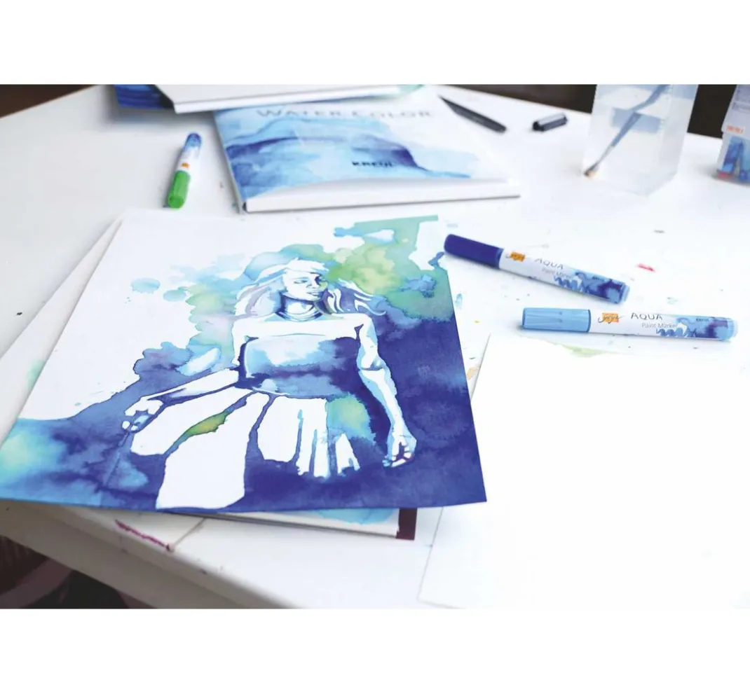 Kreul Künstler Aquarell|Stifte>Solo Goya Aqua Paint Marker, 6er-Set