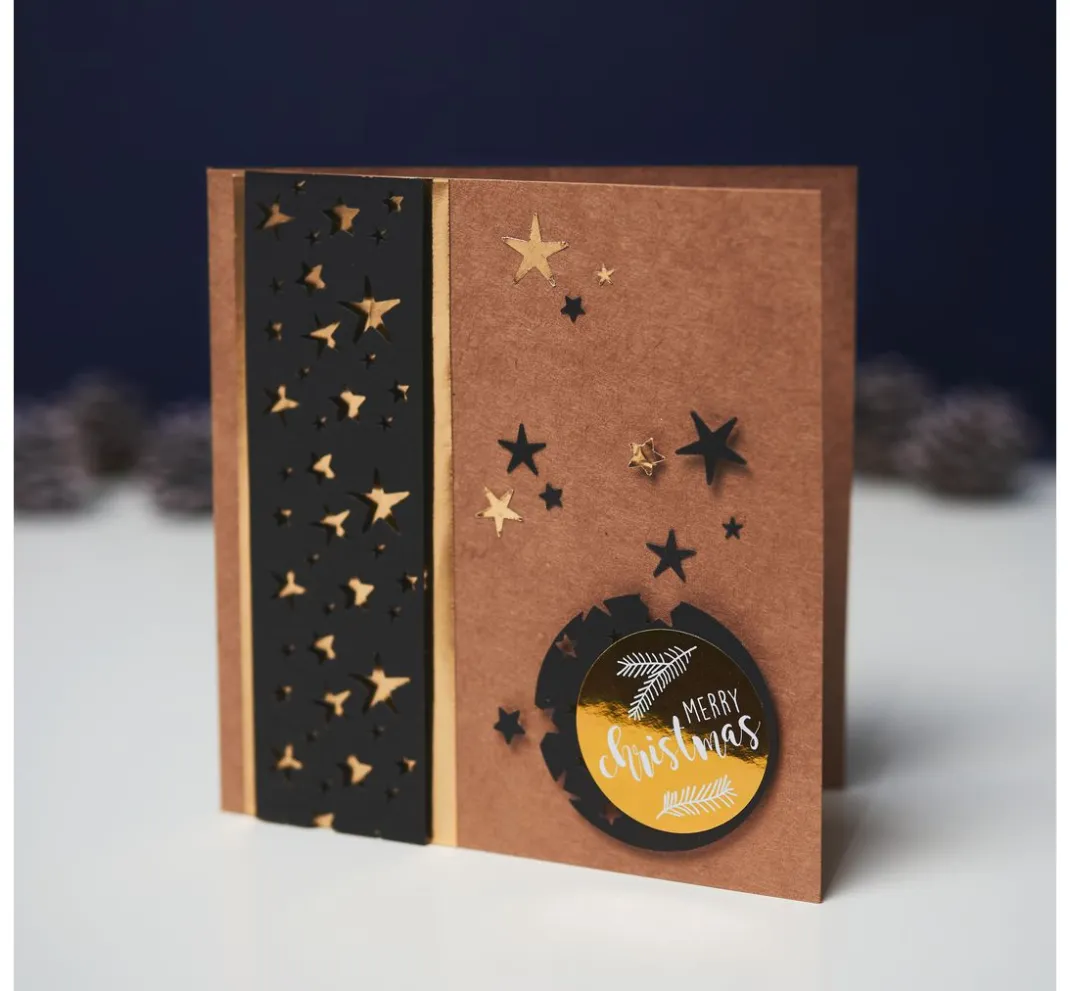 Rico Design Spezialpapier & -Karton>Spiegelkarton-Block Gold/Silber