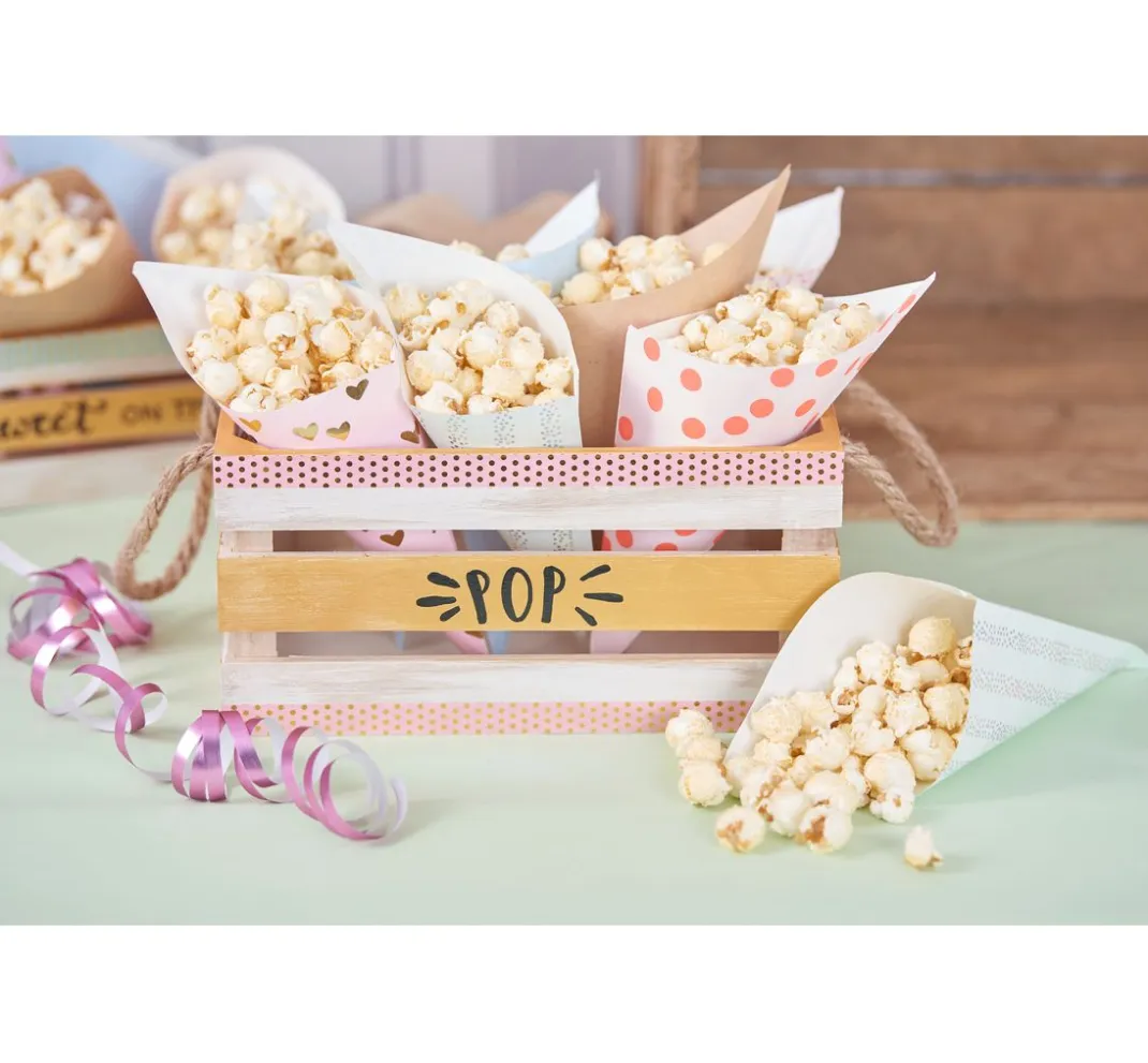 Rico Design Tüten & Anhänger>Spitztüten "Pastell Hot Foil", 15er-Set