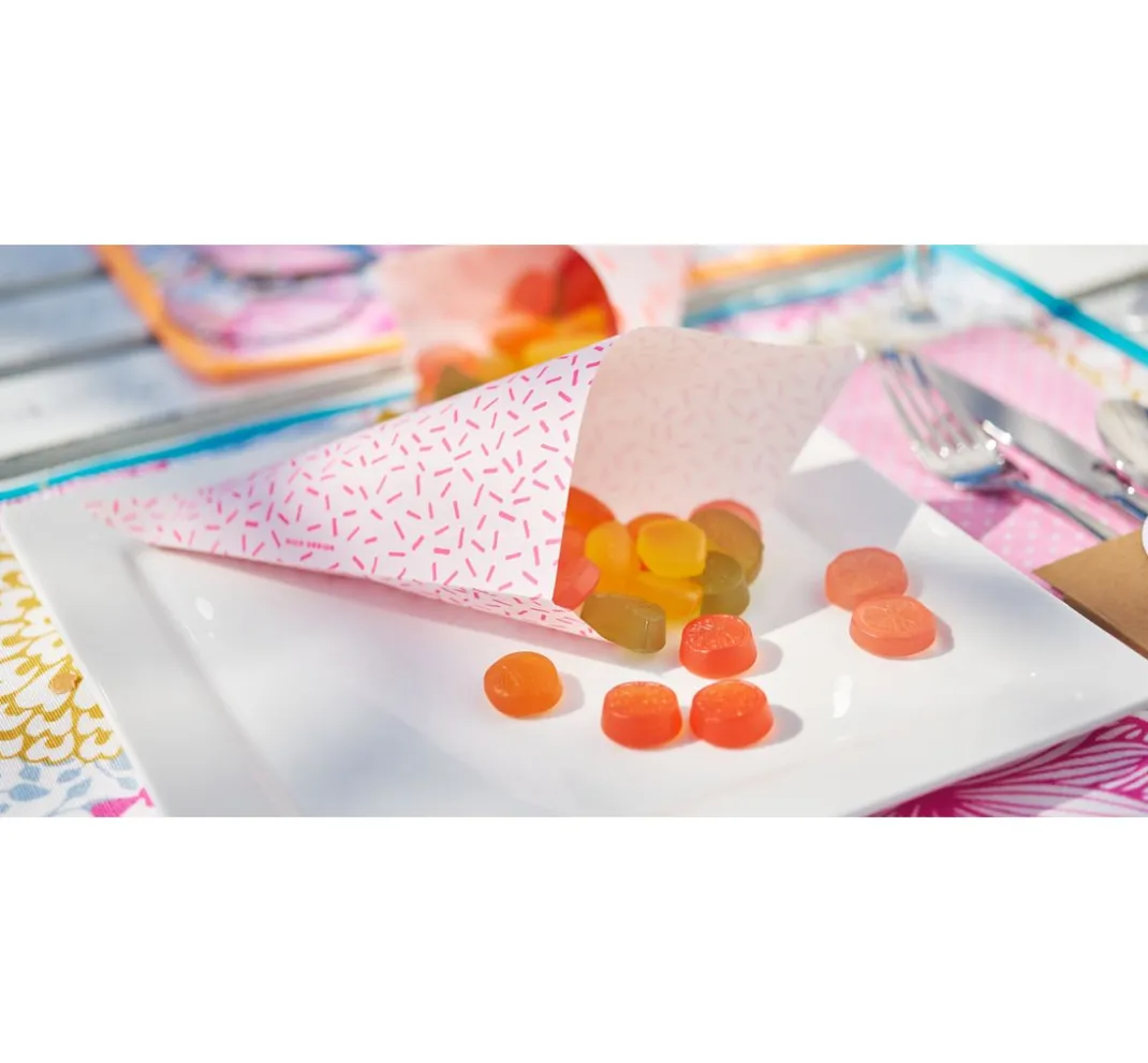 Rico Design Tüten & Anhänger>Spitztüten "Pastell Hot Foil", 15er-Set