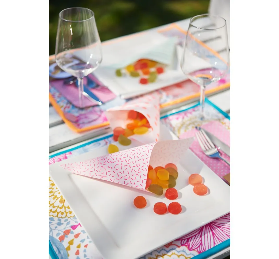 Rico Design Tüten & Anhänger>Spitztüten "Pastell Hot Foil", 15er-Set