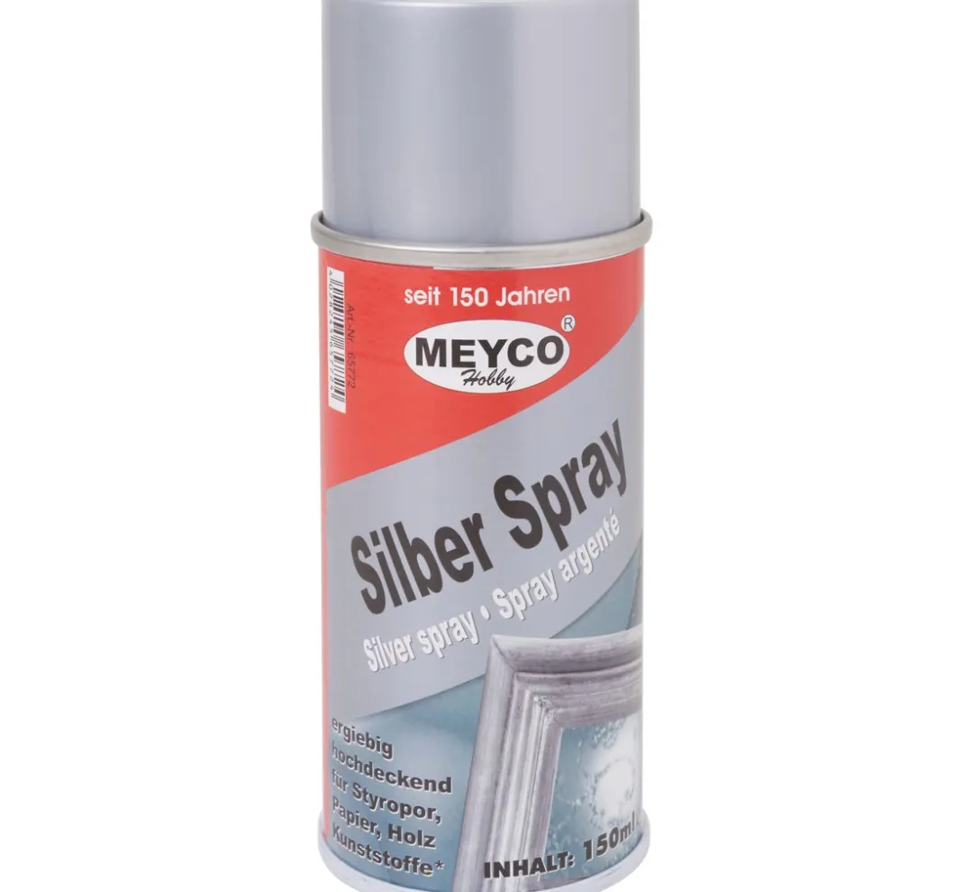 Meyco Sprühfarbe|Effektfarbe>Spray-Farbe "Silber"