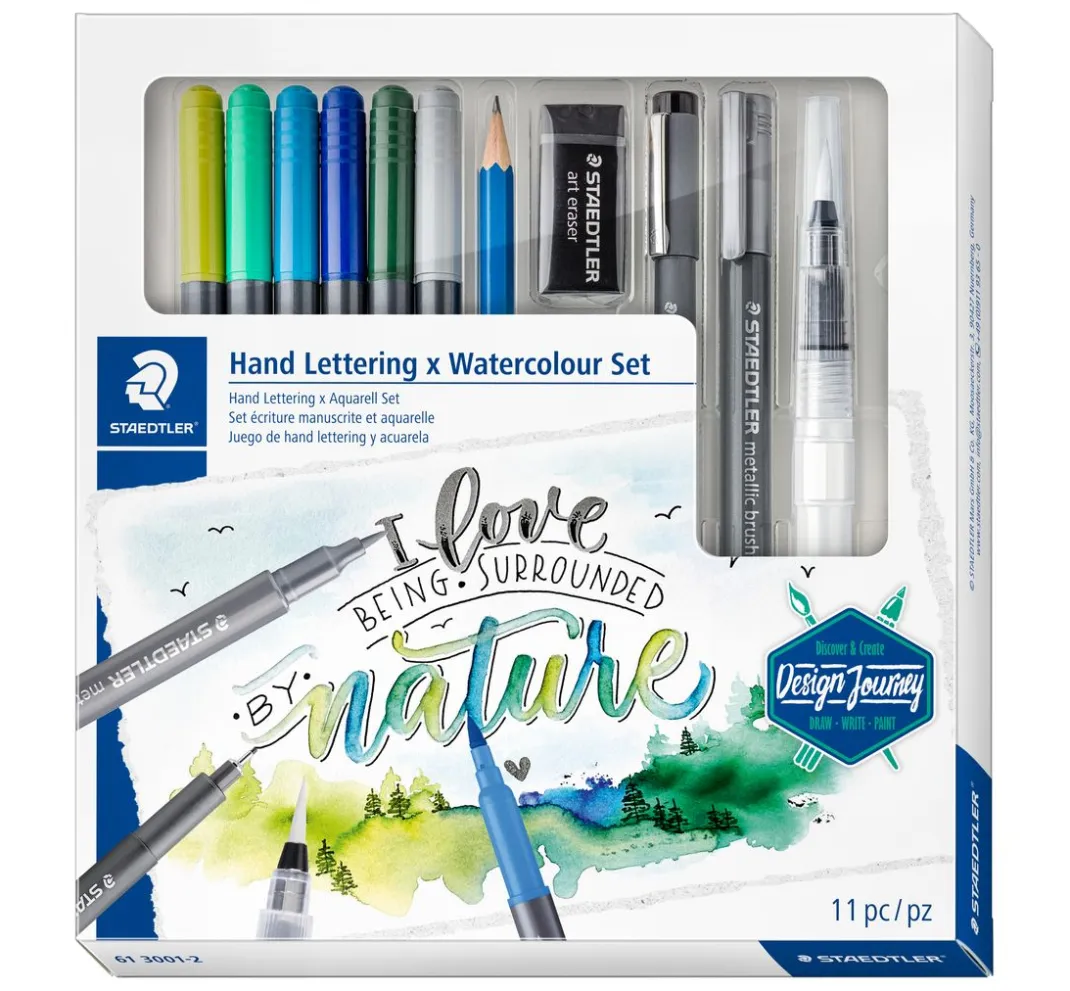 STAEDTLER Aquarell|Stifte>Aquarell-Set "Handlettering"