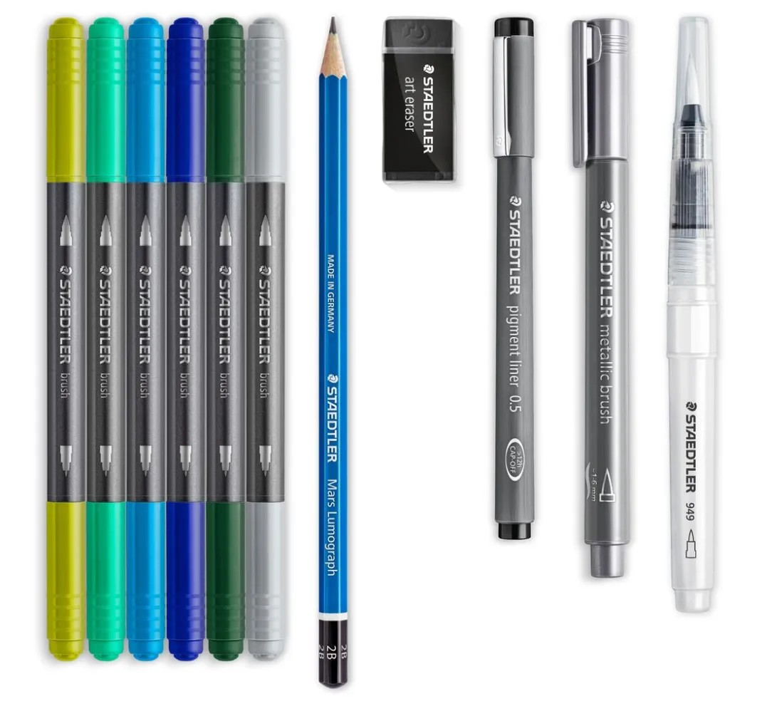 STAEDTLER Aquarell|Stifte>Aquarell-Set "Handlettering"