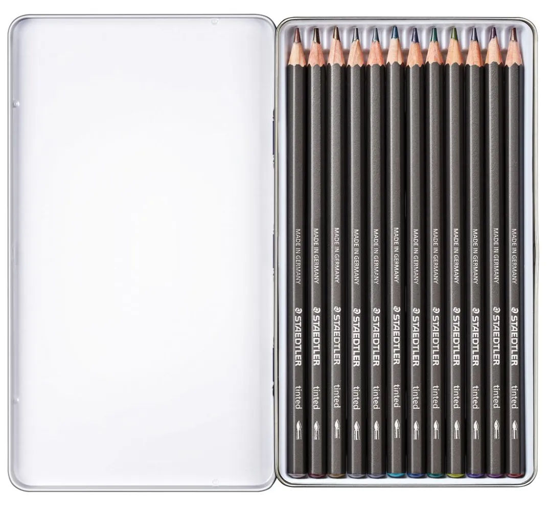 STAEDTLER Aquarell|Farbsets>Aquarellstifte tinted, 12er-Set