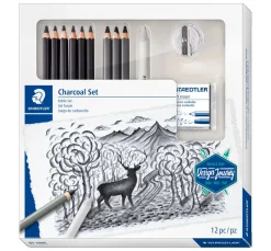 STAEDTLER Farbsets|Stifte>Charcoal "Kohlestifte-Set"