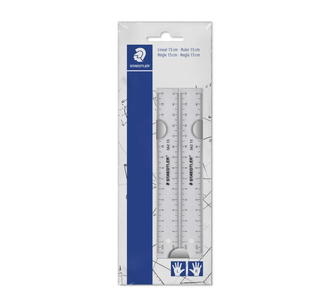 STAEDTLER Weiteres Malzubehör|Malen & Zeichnen>Lineal, 15 cm, 2 Stück
