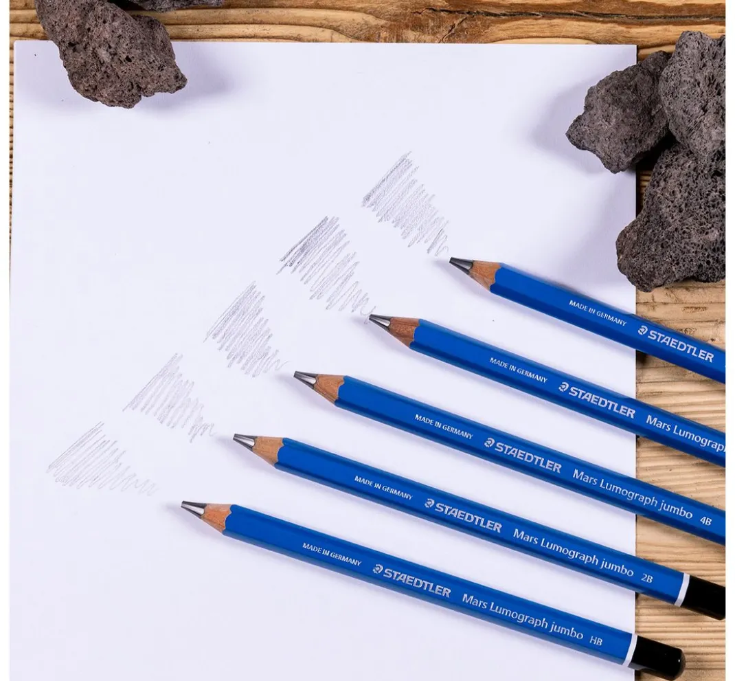 STAEDTLER Malen & Zeichnen|Farbsets>Lumograph Bleistifte "Jumbo"