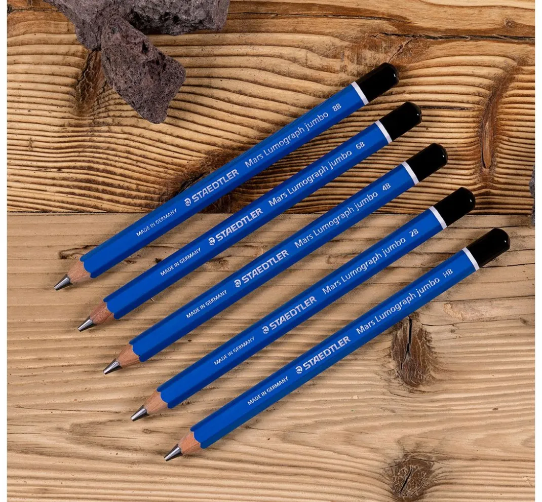 STAEDTLER Malen & Zeichnen|Farbsets>Lumograph Bleistifte "Jumbo"