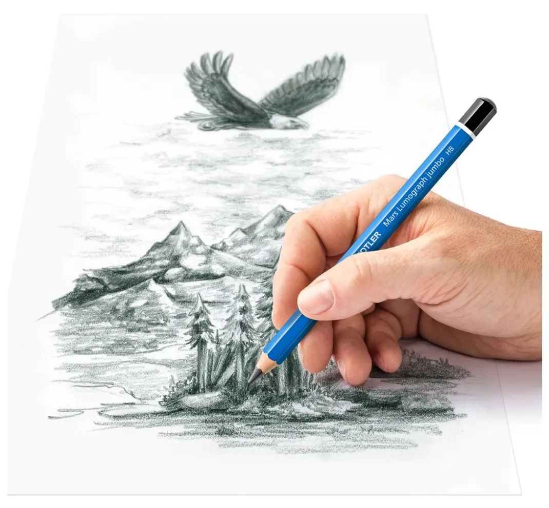 STAEDTLER Malen & Zeichnen|Farbsets>Lumograph Bleistifte "Jumbo"