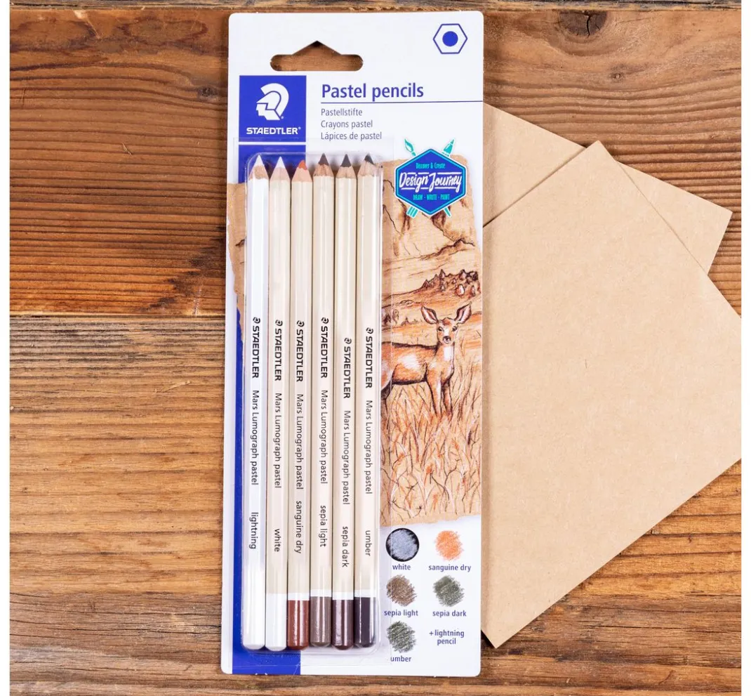 STAEDTLER Malen & Zeichnen|Farbsets>Lumograph "Pastellstifte"