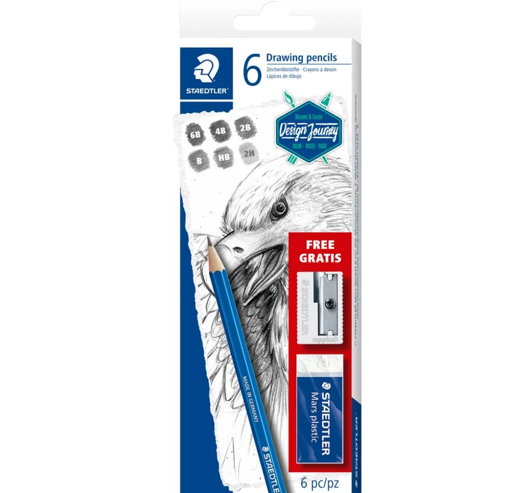 STAEDTLER Malen & Zeichnen|Farbsets>Lumograph "Zeichenbleistifte"